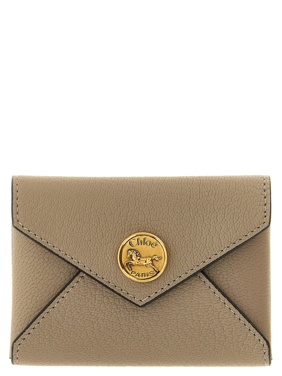 Beige Goatskin Cardholder Accessory