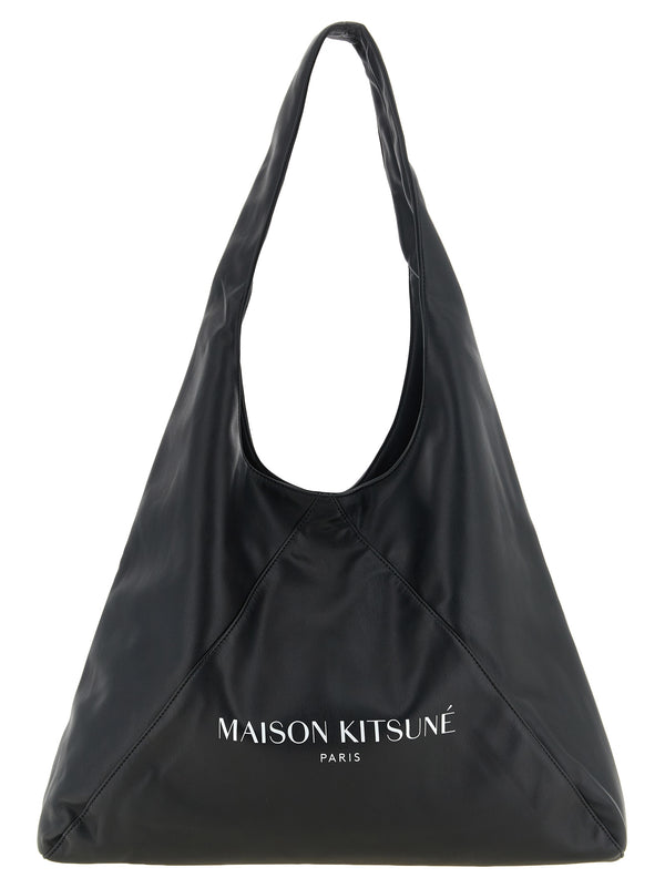 Black Polyethylene Shoulder Bag