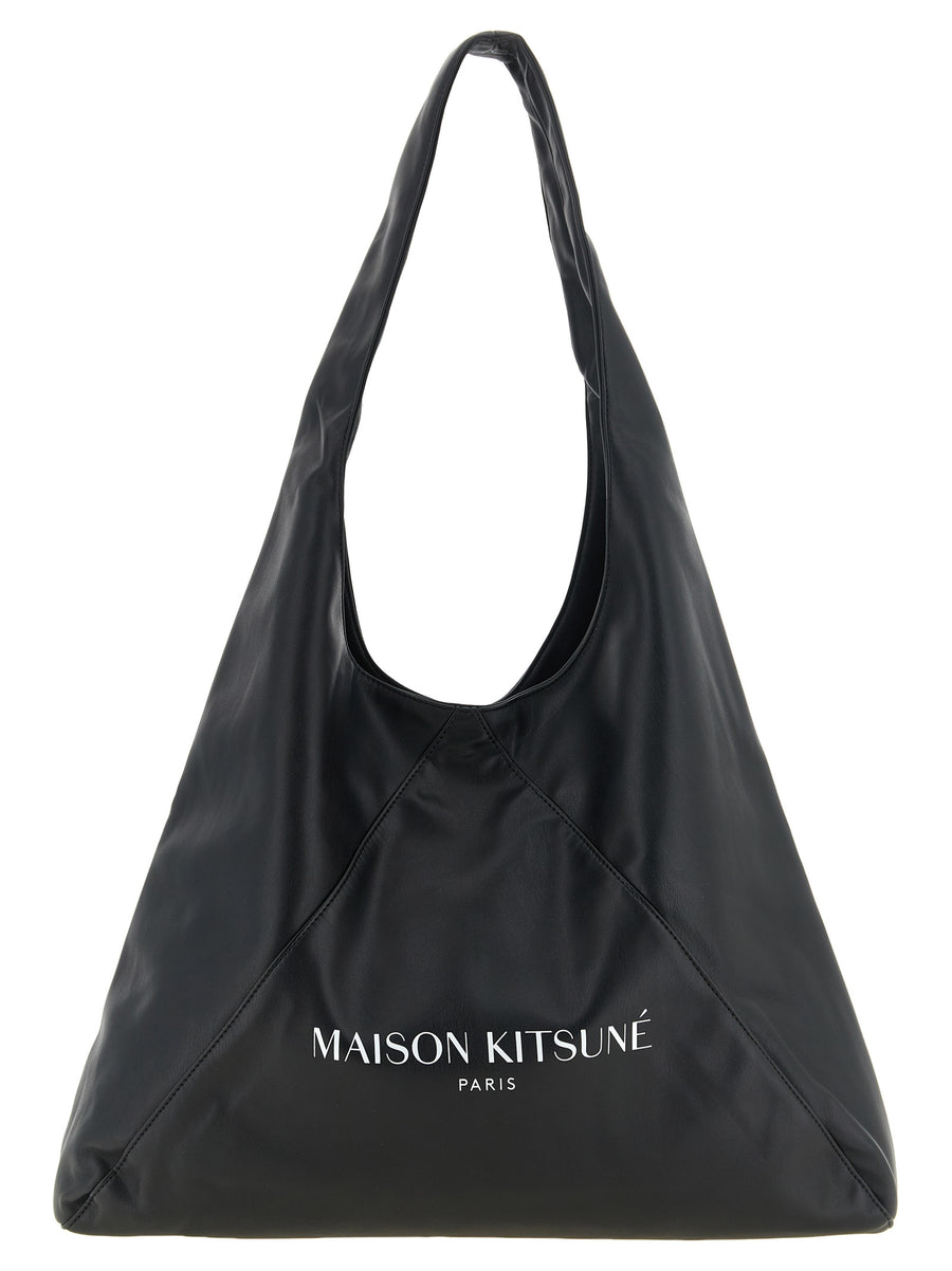 Black Polyethylene Shoulder Bag