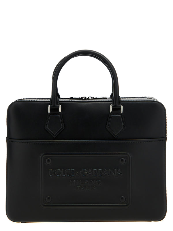 Black Lamb Leather Tote Bag