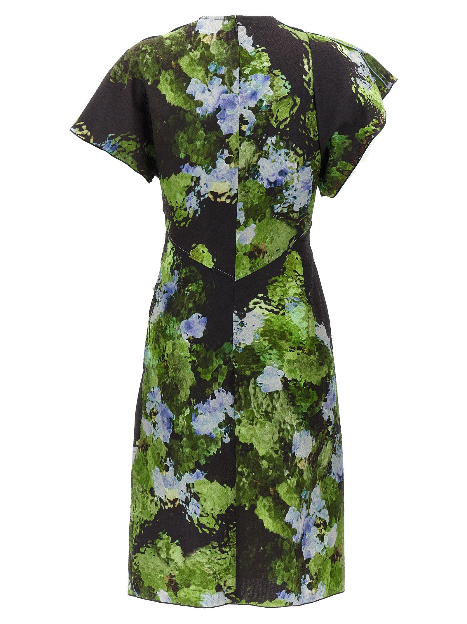 Floral printed dress Multicolor Polyester Cotton