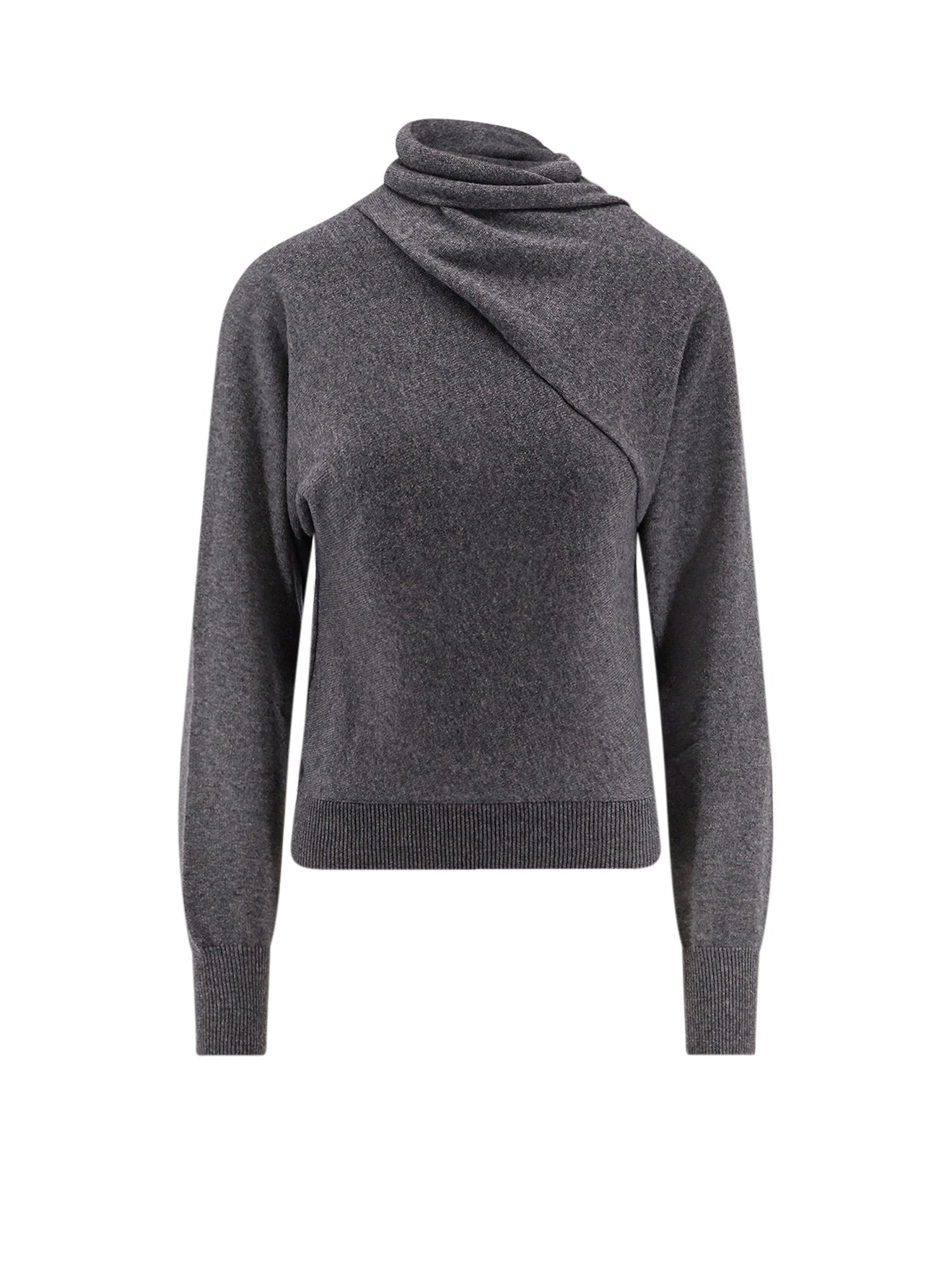 Tom Ford Sweaters Dark Grey Melange Material: Cashmere - Cotton