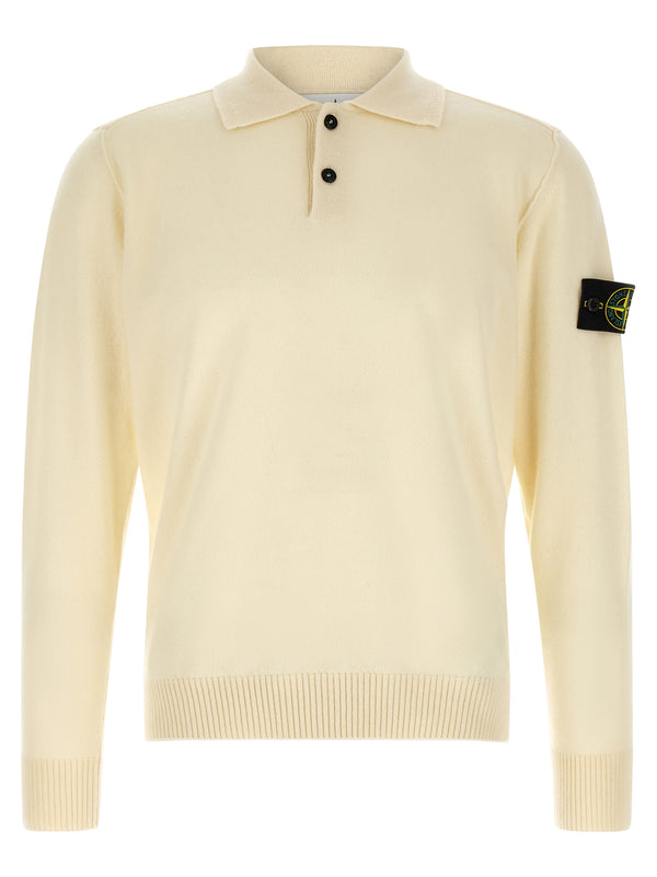 White Virgin Wool Cardigan Clothing