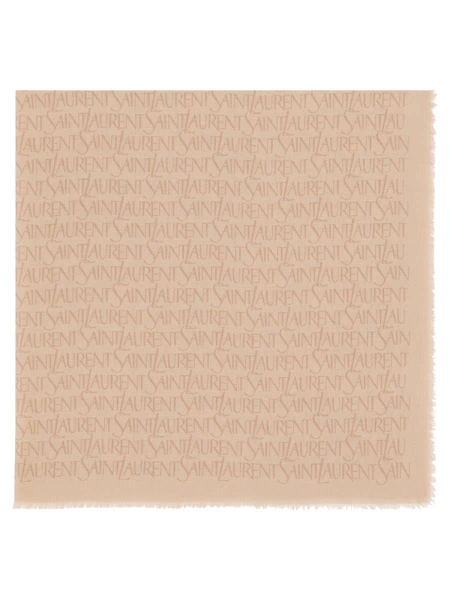 Square Scarf Beige