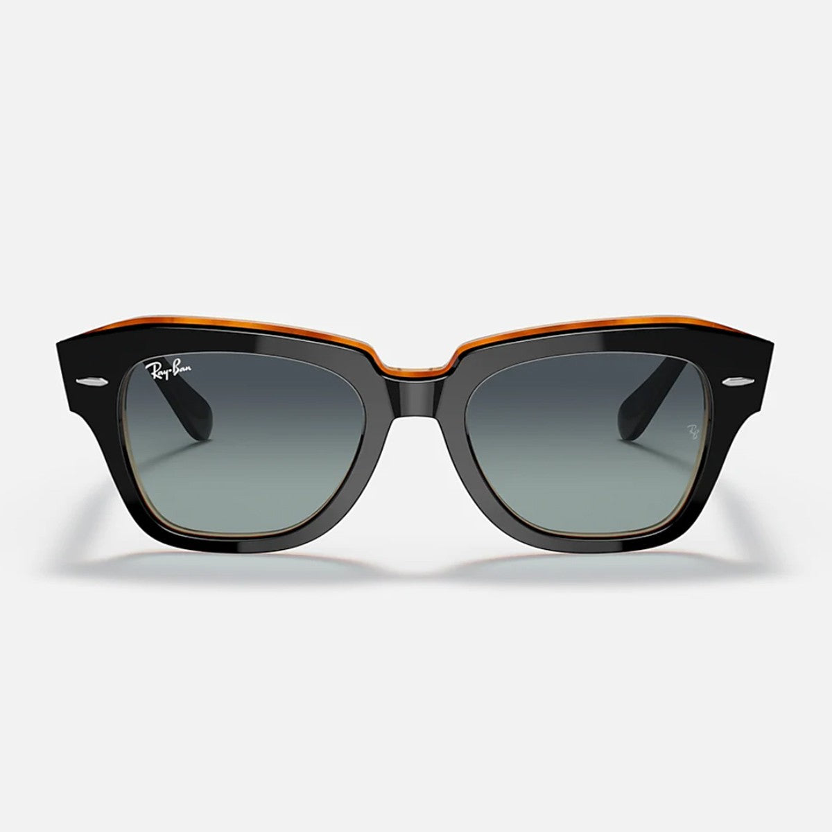 State Street Nero Acetate Occhiali Sole
