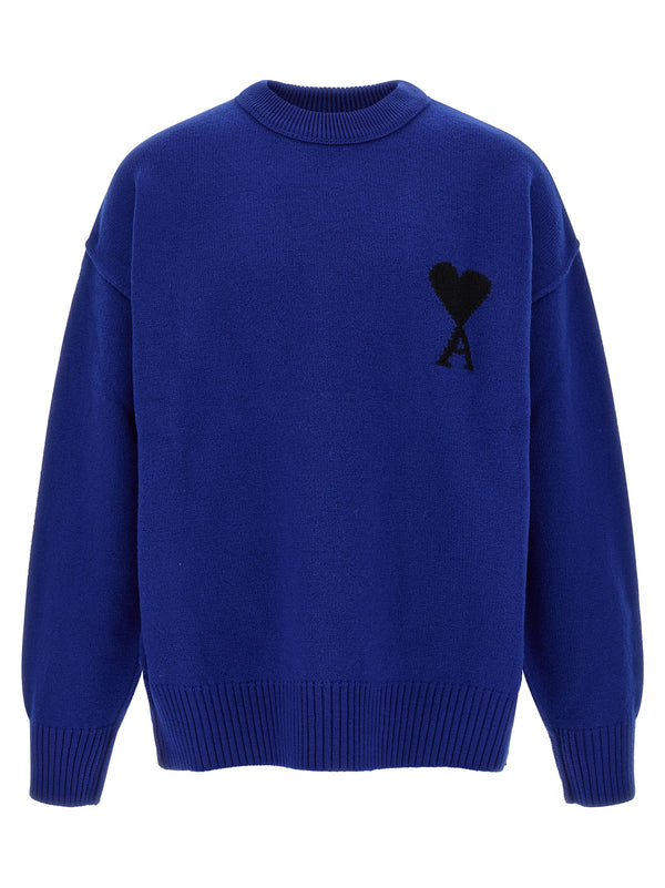 Blue Wool Cardigan Clothing