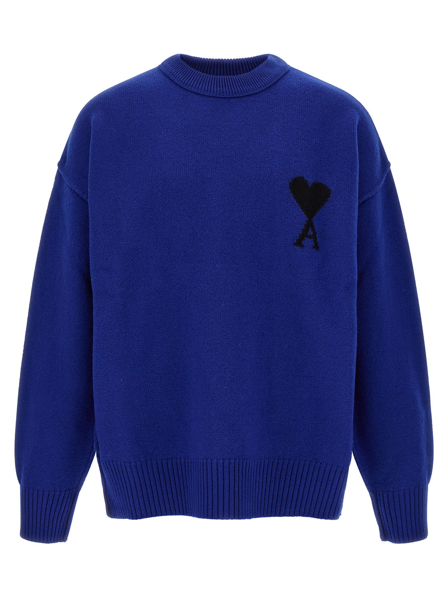 Blue Wool Cardigan Clothing