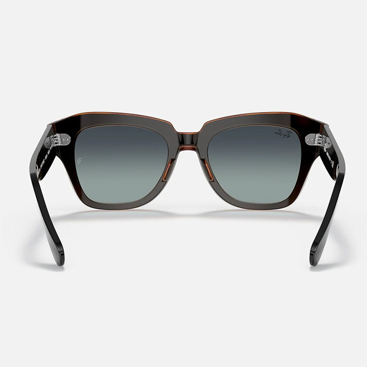 State Street Nero Acetate Occhiali Sole