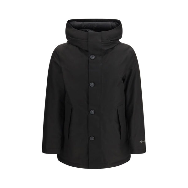 Black Goose Down Parka Clothing