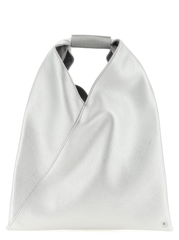 Silver Polyethylene Handbag Bag