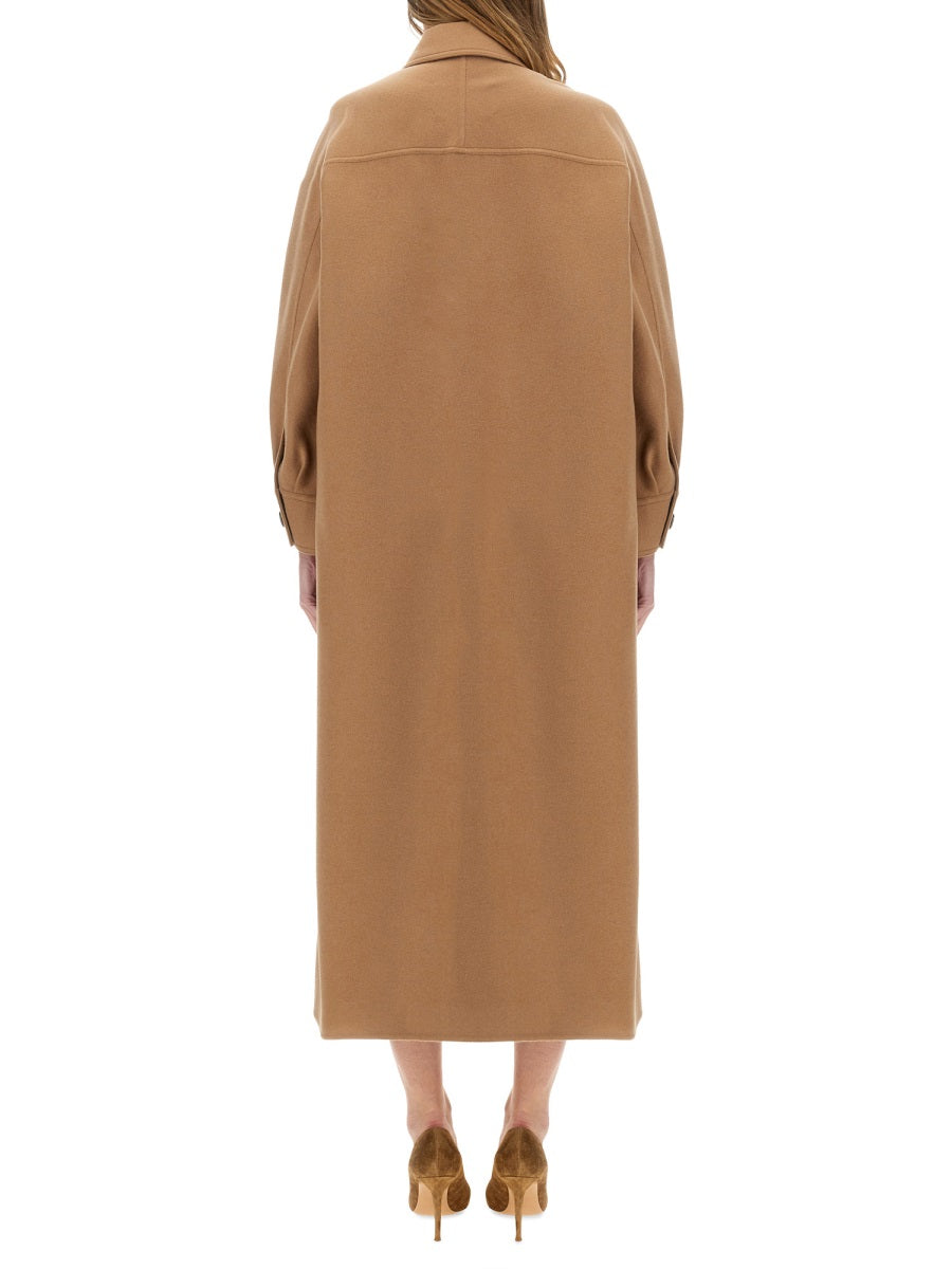 Coat Aldo 134 Beige Virgin Wool Trench & Raincoats