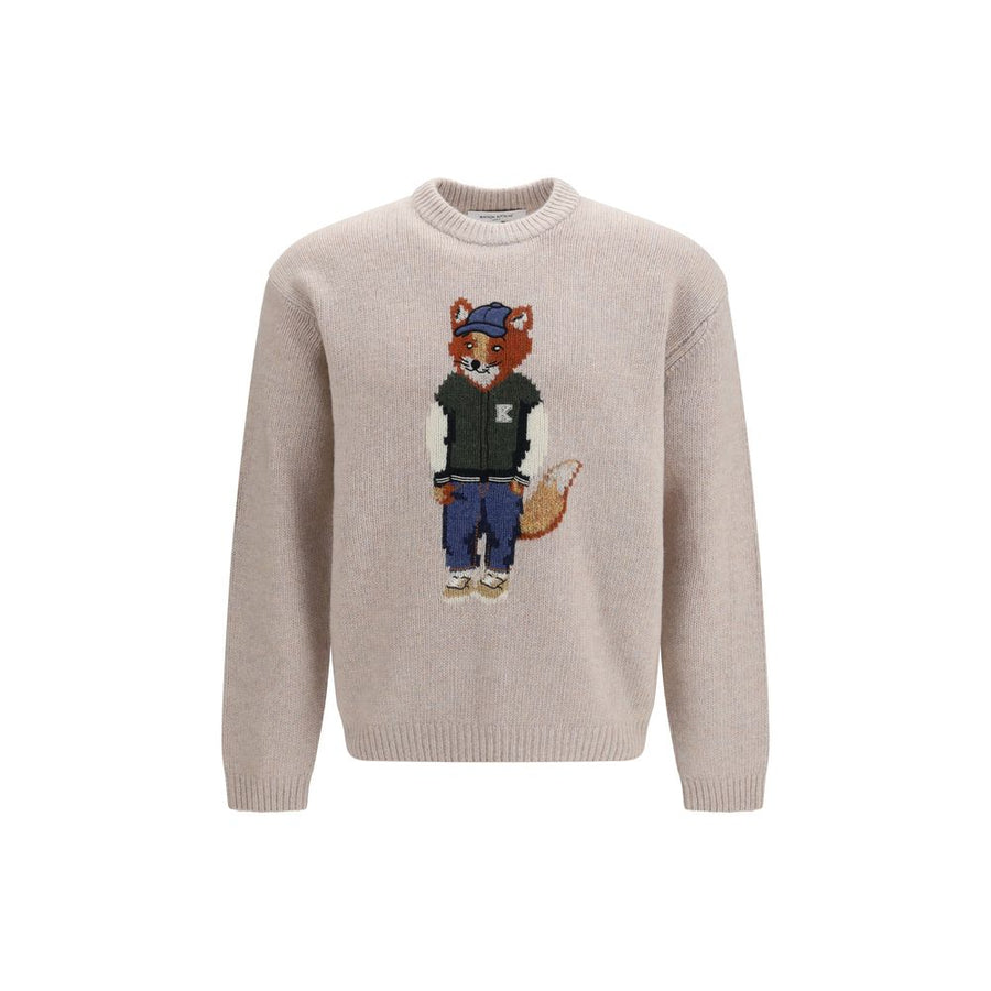 Beige Wool Oves Aries Sweatshirt Clothing