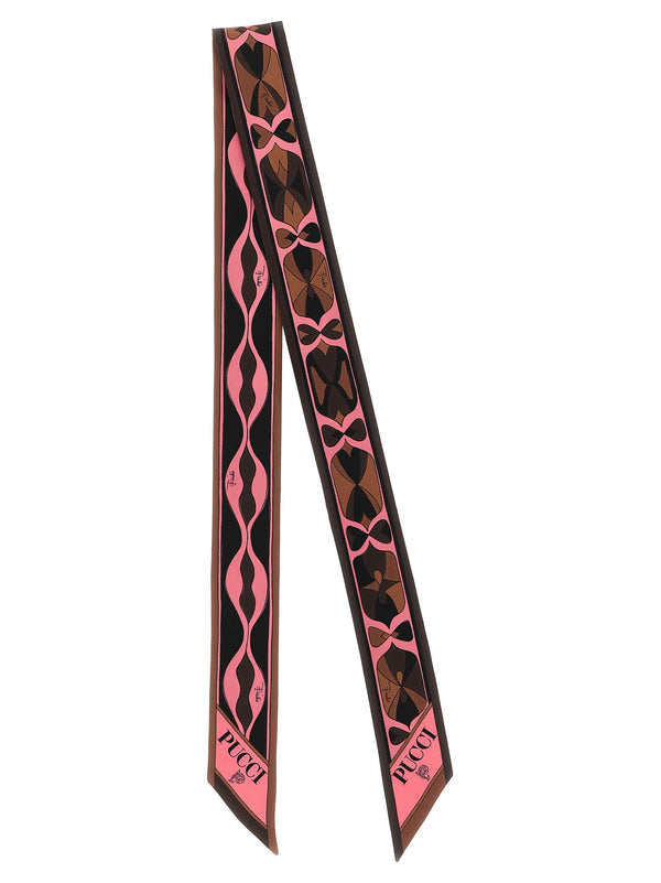 Multicolor Silk Foulard Accessory