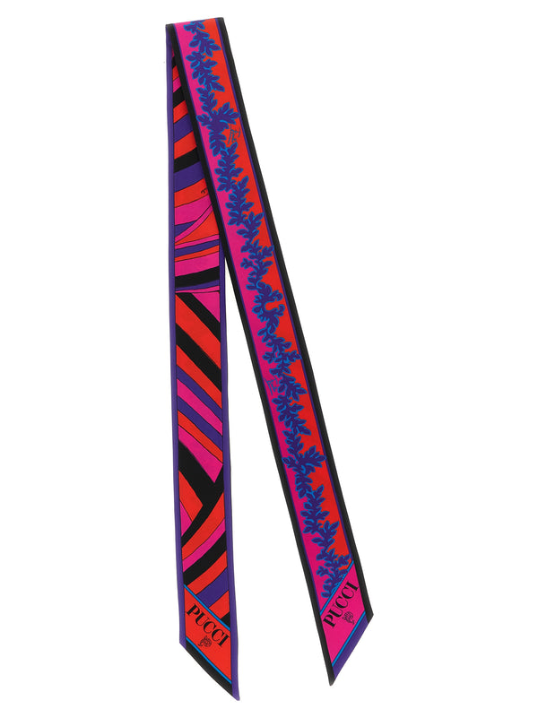 Multicolor Silk Foulard Accessory