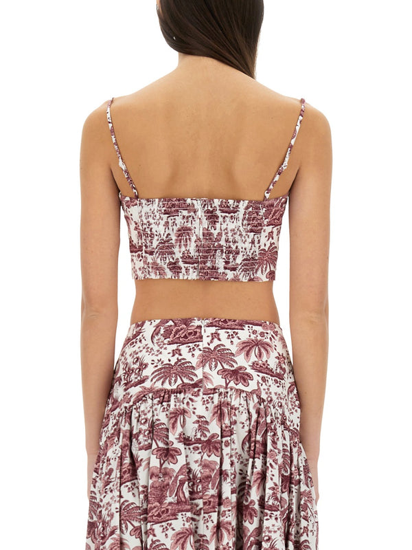 Tank Top Federico Bordeaux Cotton