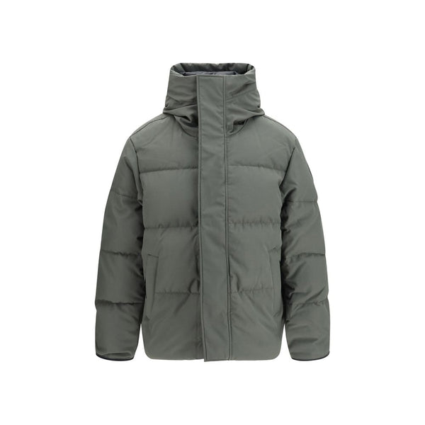 Bicolor Polyester Parka Clothing