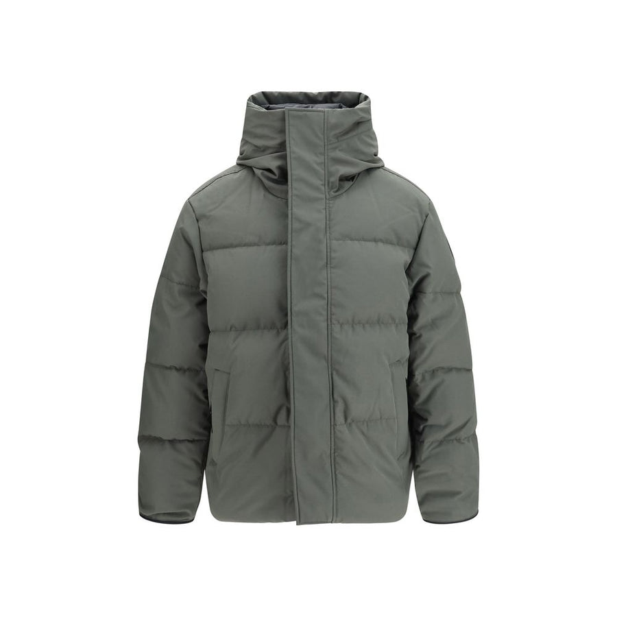Bicolor Polyester Parka Clothing