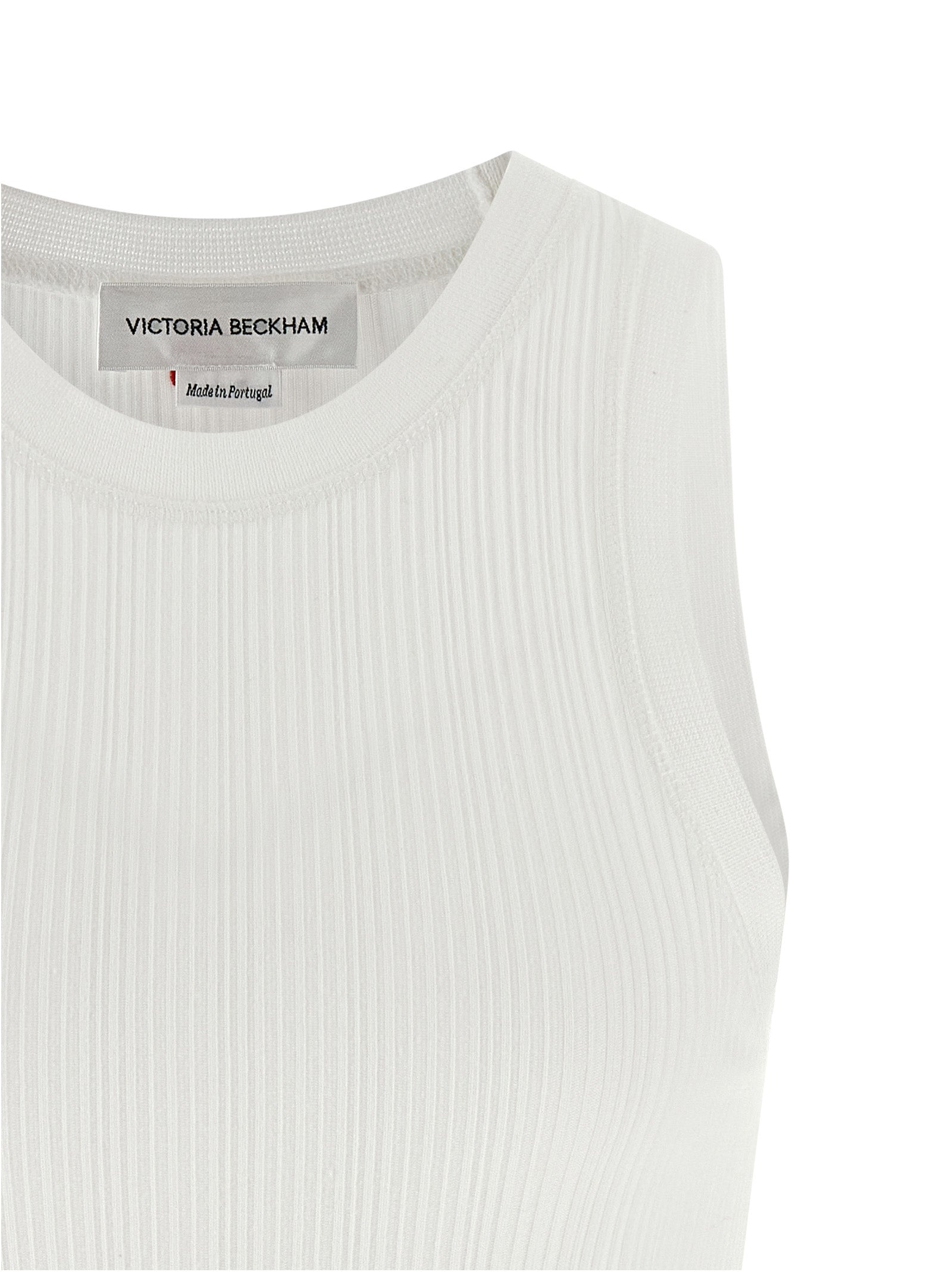 Rib tank top White Cotton Tops