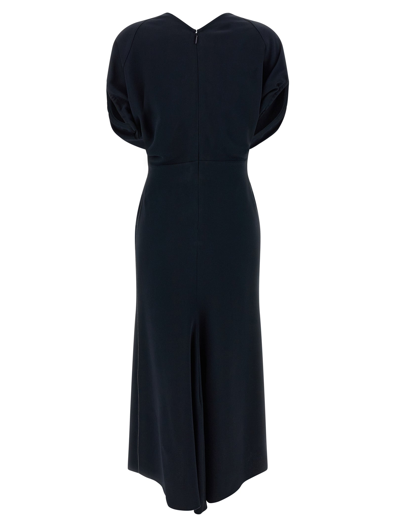 Edith dress Blue Viscose Acetate Elastane