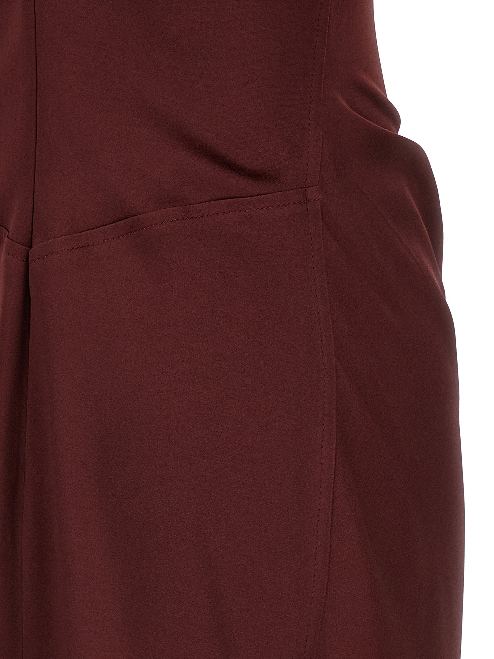Isabella dress Bordeaux Acetate