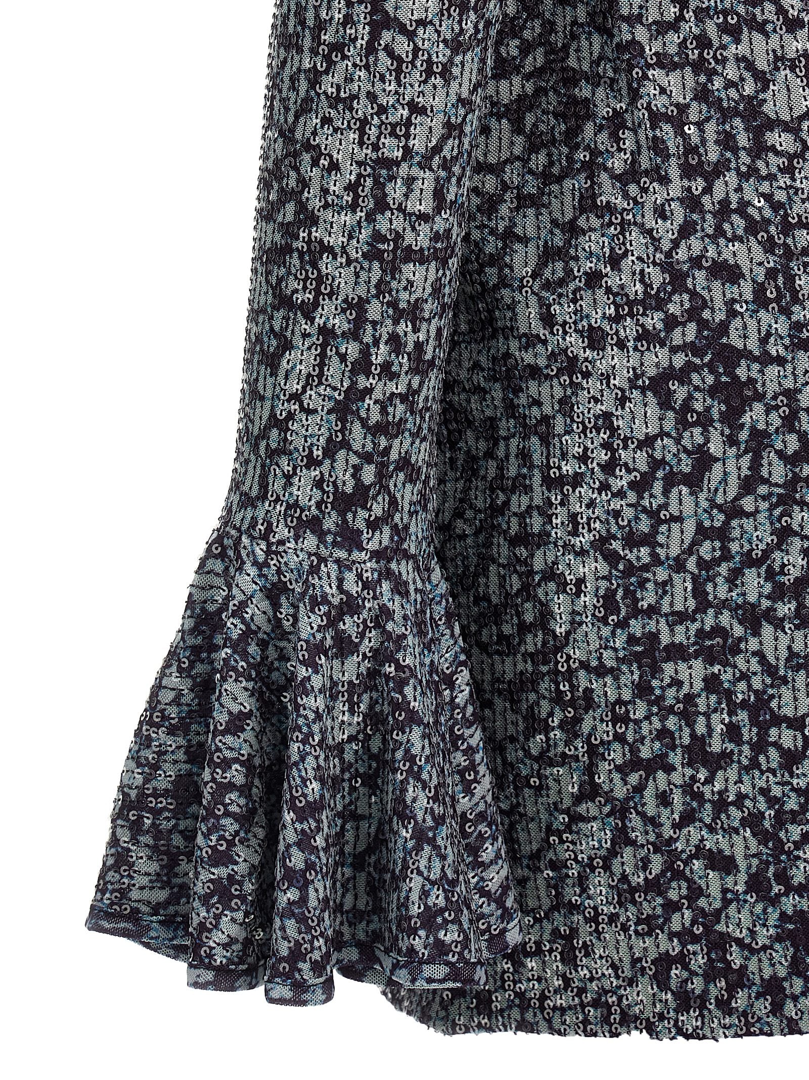 Mini Sequin Dress Polyester