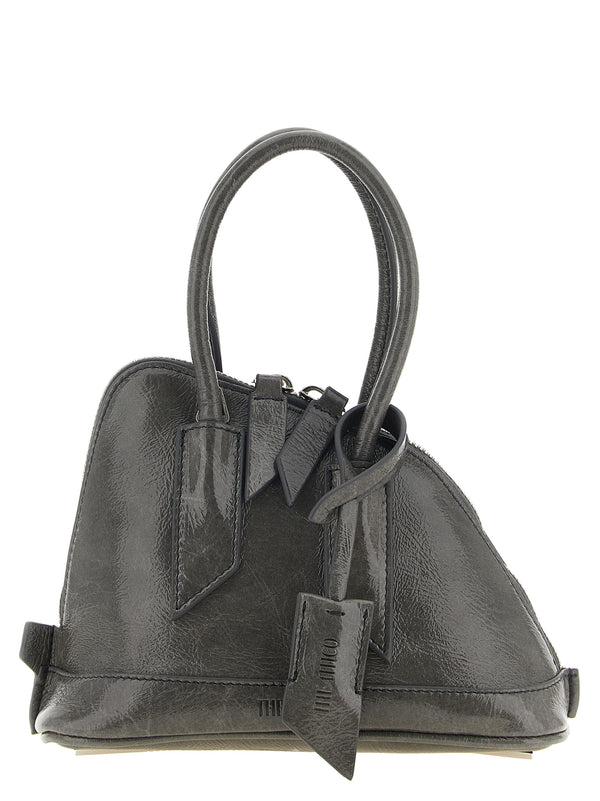 Gray Calfskin Handbag Bag
