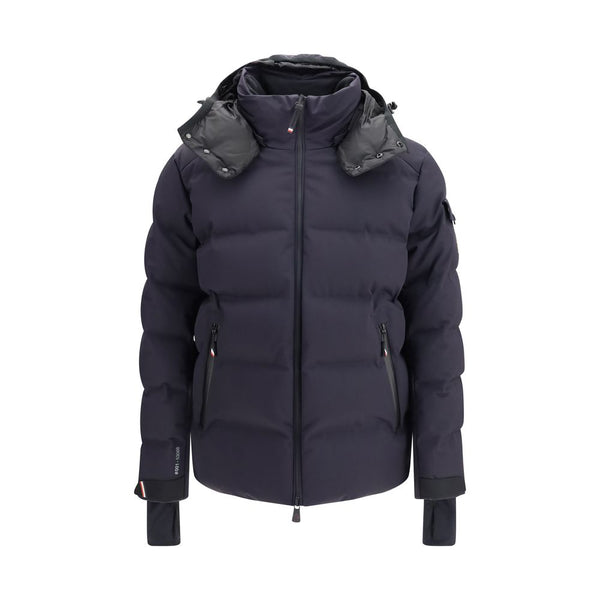 Blue Polyamide Full-Length Jacket Clothing