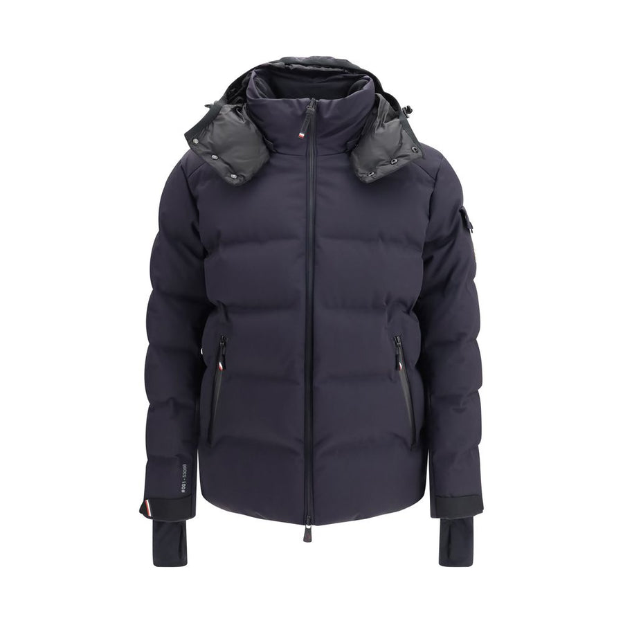 Blue Polyamide Full-Length Jacket Clothing