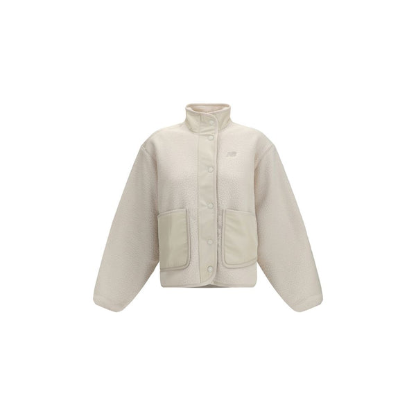 White Recycled Polyester Shell Jacket Clothing