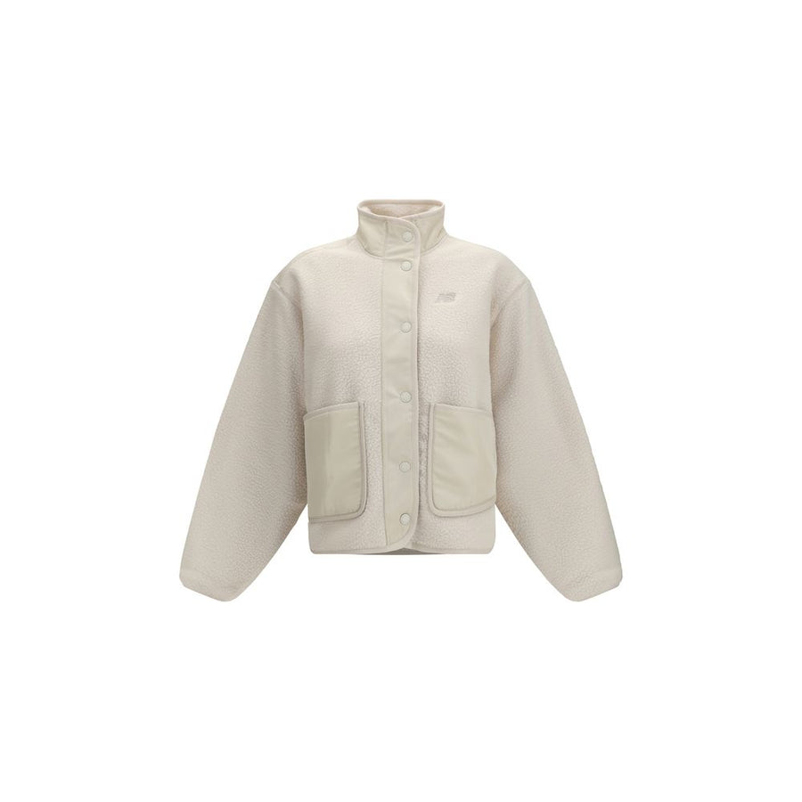 White Recycled Polyester Shell Jacket Clothing