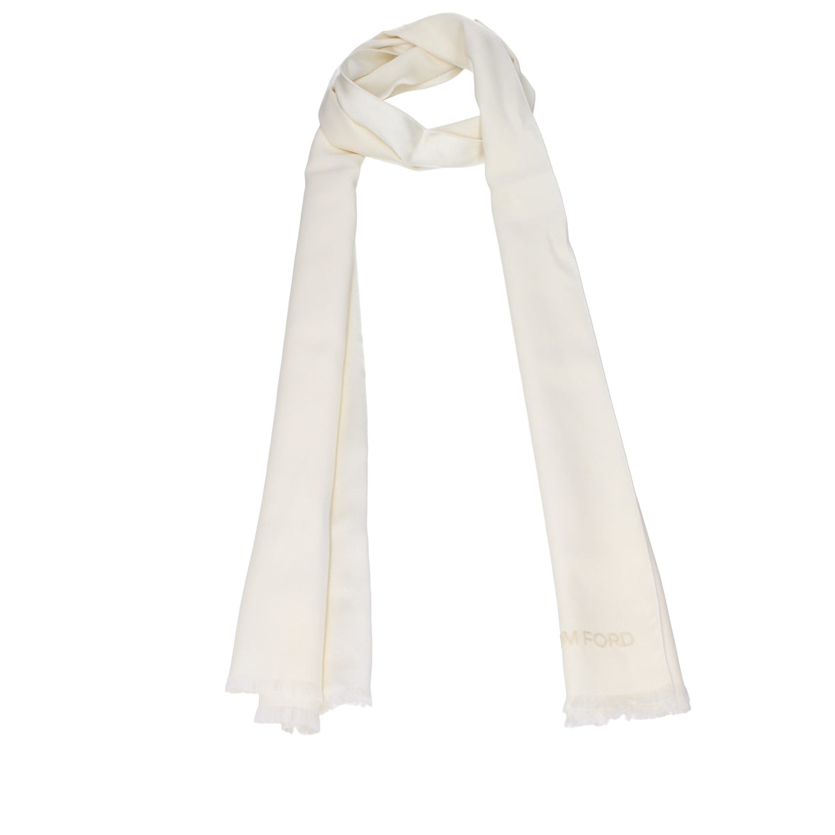 Beige Silk Foulard Accessory