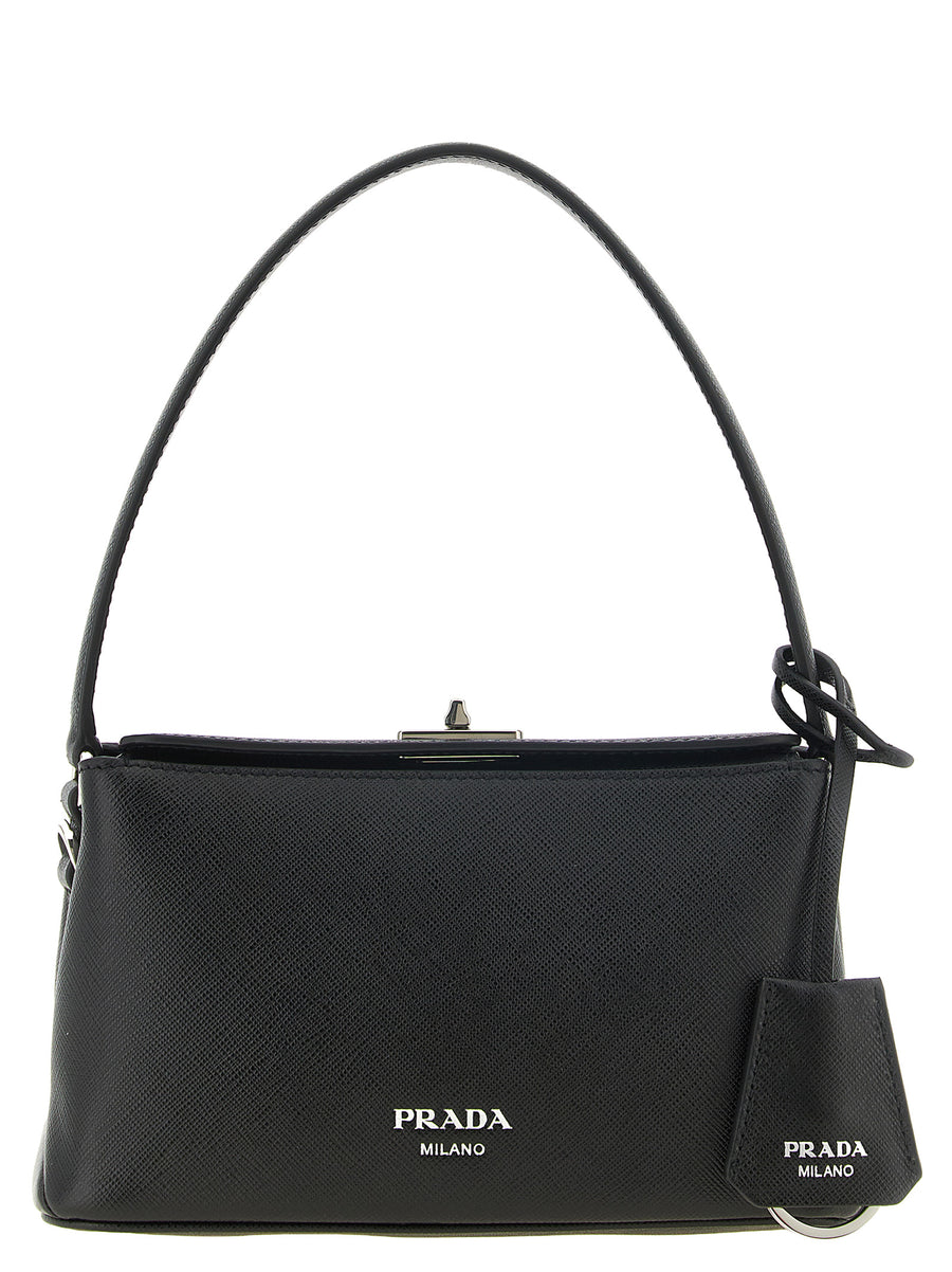 Black Calfskin Handbag Bag