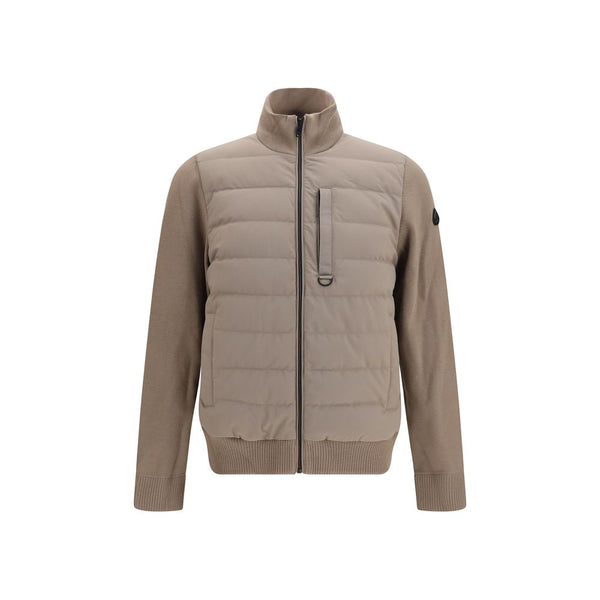 Bicolor Viscose Full-Length Jacket Clothing
