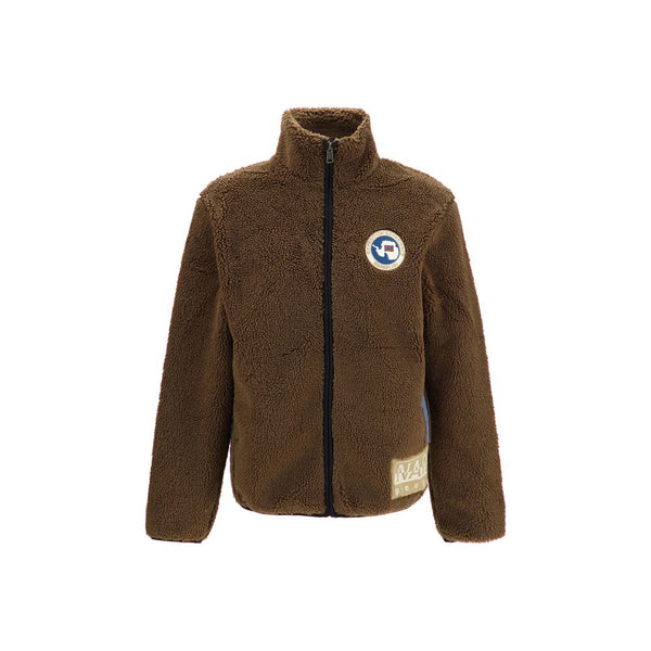 Brown Polyester Sweatshirt Clothing