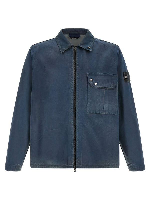 Blue Cotton Blouse