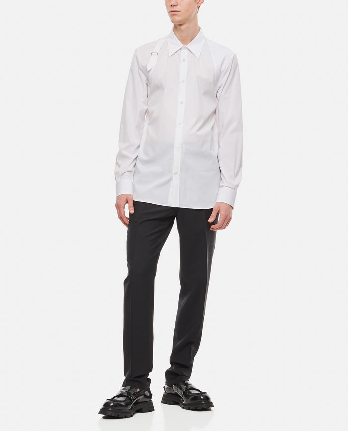 Alexander McQueen Shirts White Co Ea
