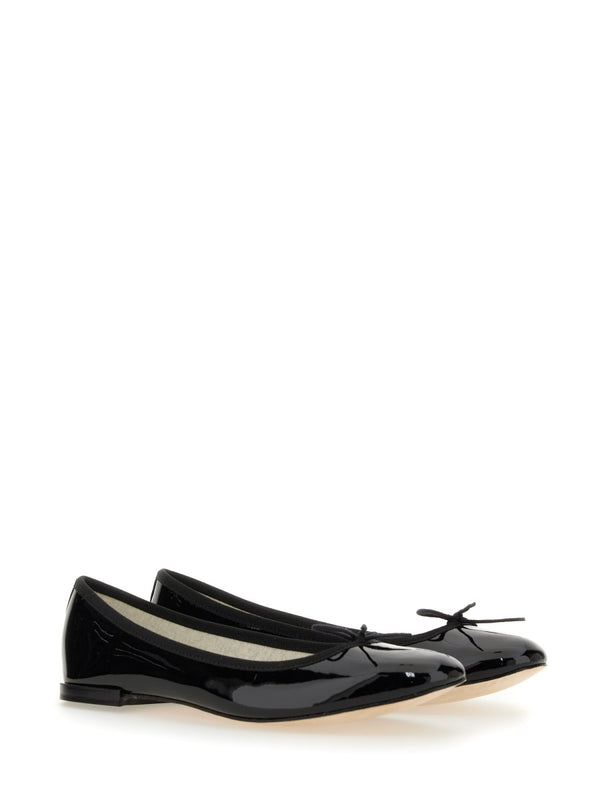 Ballerina Cendrillon Black Leather Calf Shoe