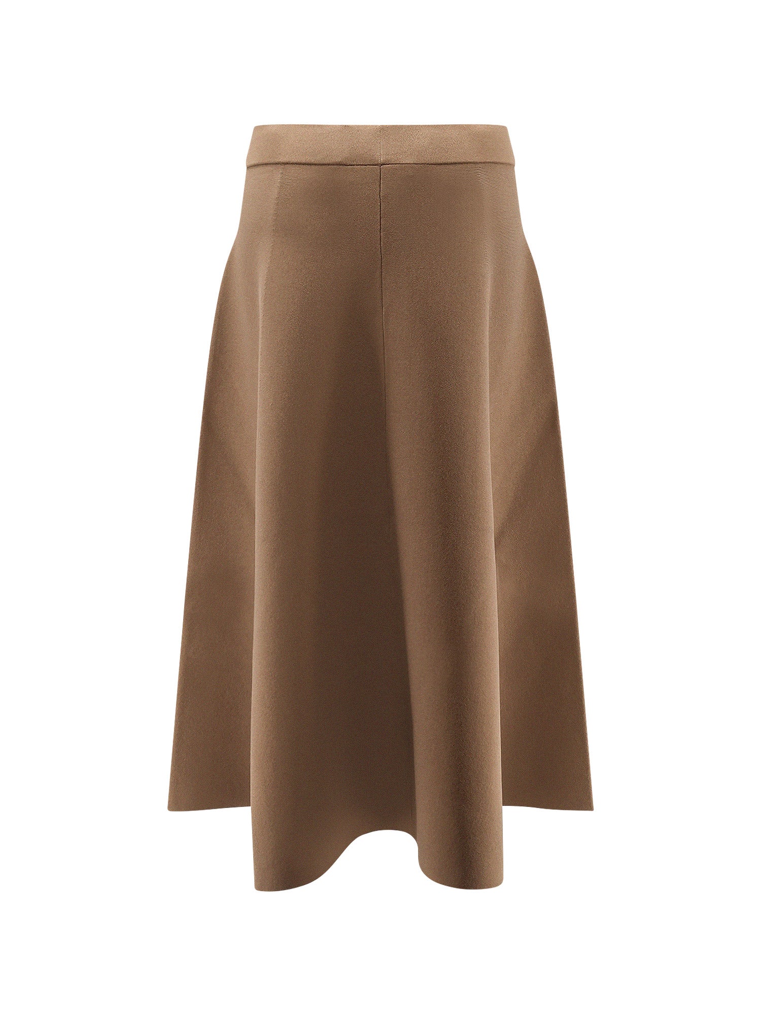 Max Mara Skirts Brown Viscosa Poliammide