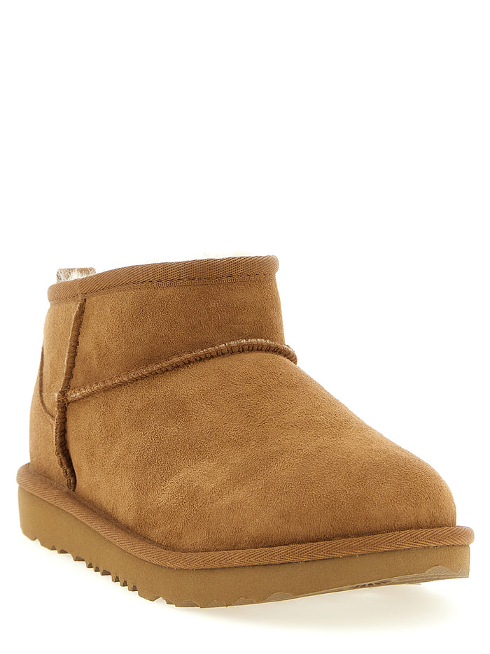 Classic Ultra Mini ankle boots Beige Lh Te Sy Boots