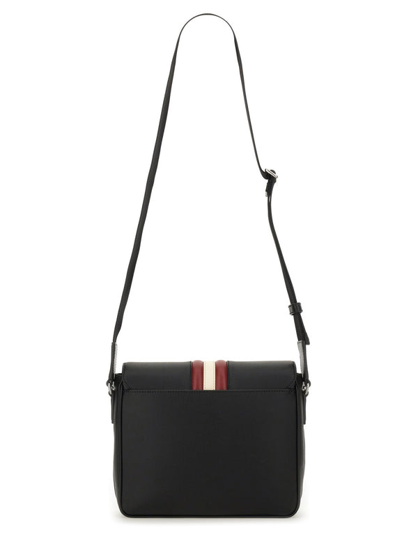Shoulder Bag Mythos Black Recycled Bovine Leather