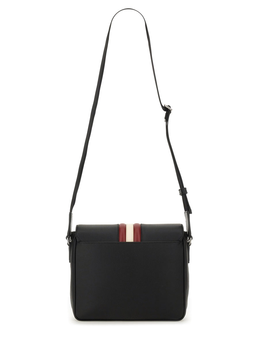 Shoulder Bag Mythos Black Recycled Bovine Leather