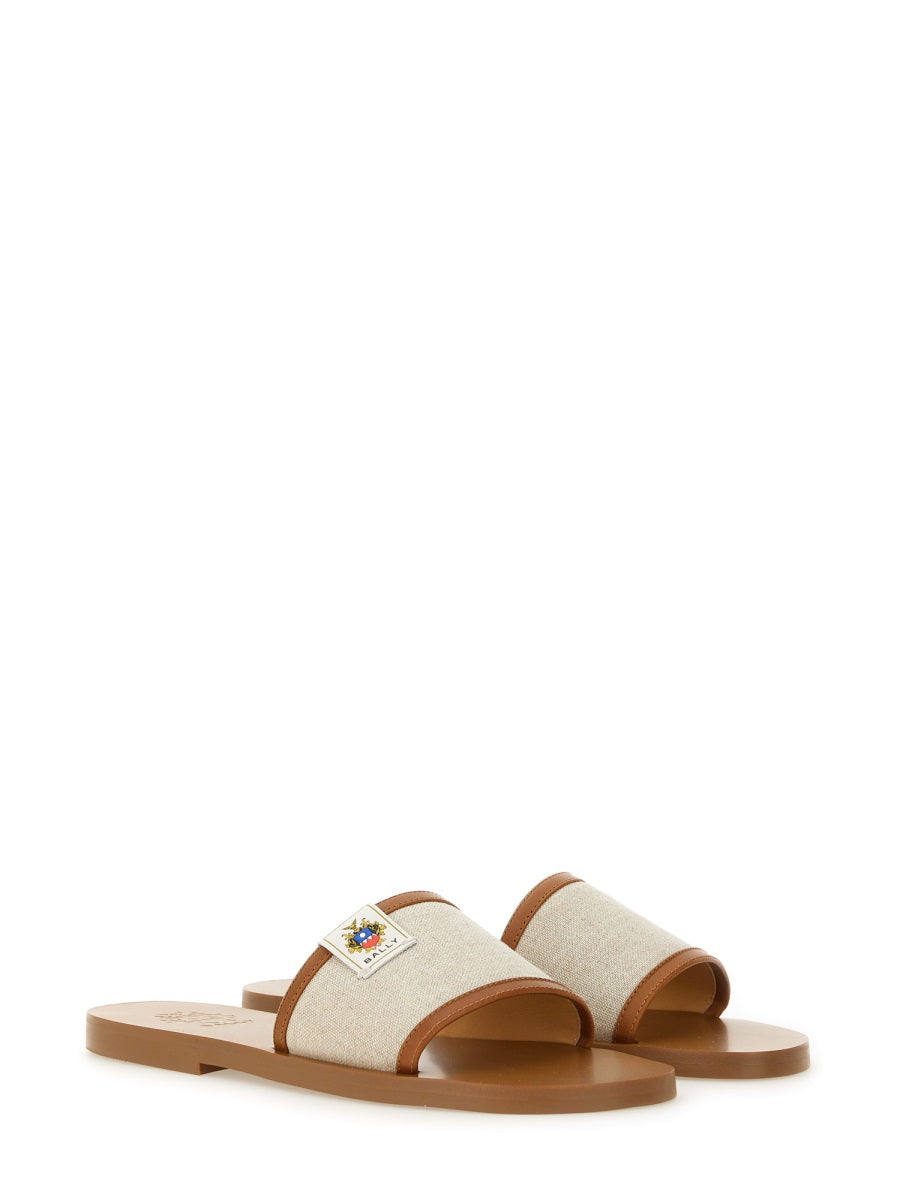 Slide Sandal Sollie Beige Calf