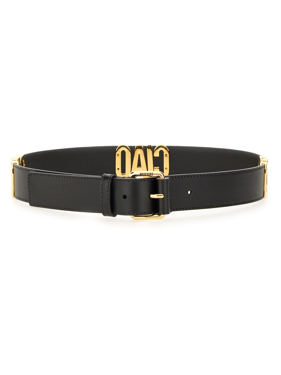 Hello Belt Black Leather