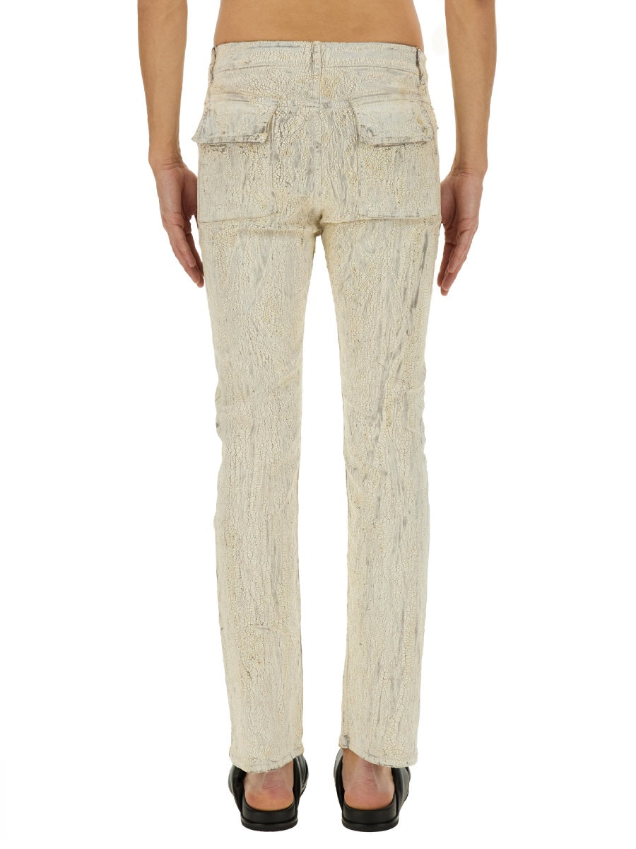 Utility Pants Ivory Cotton Trousers