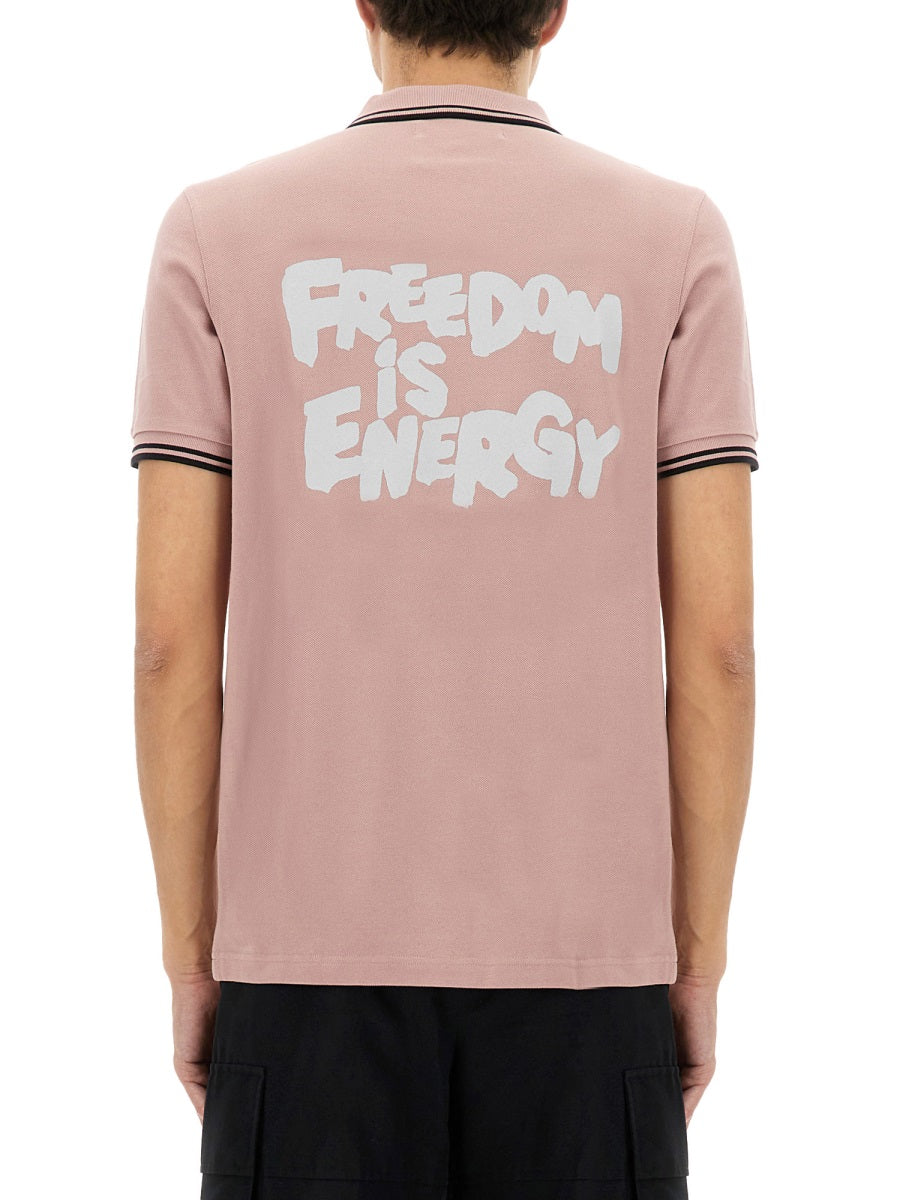Polo Shirt Pink Cotton
