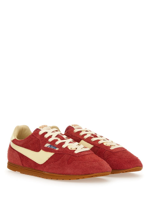 Windspin Sneaker Red Suede Cow Leather Trainers