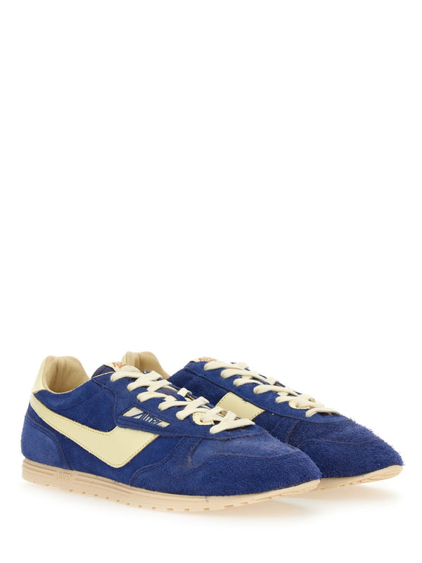 Windspin Sneaker Blue Suede Cow Leather Trainers