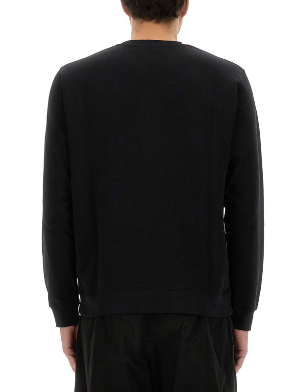 Black Cotton Sweatshirt Sweater