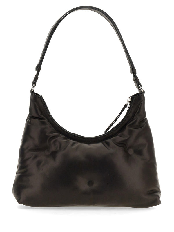 Glam Slam Hobo Small Bag Black Leather Shoulder