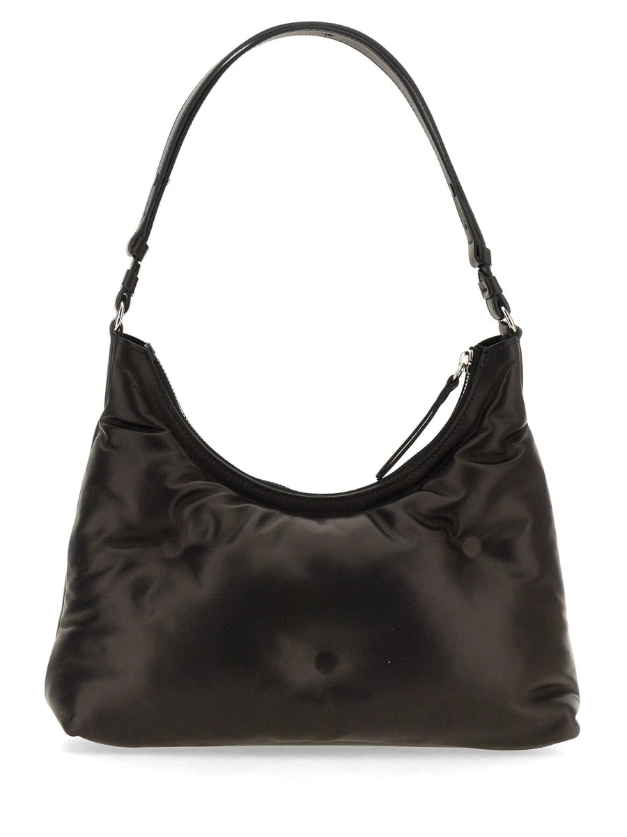 Glam Slam Hobo Small Bag Black Leather Shoulder